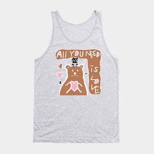 all you need is love Tank Top